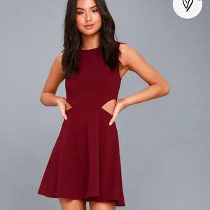 Red Cutout Dress